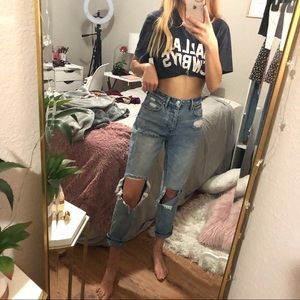 Pacsun Ripped Mom Jeans